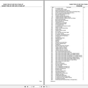 Komatsu Engine SA6D170E 2C WD 21546 UP Parts Catalog (1)
