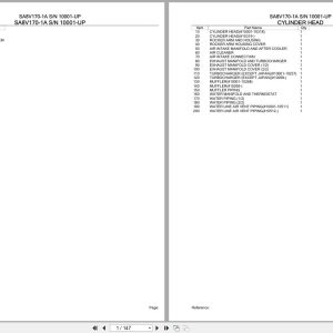 Komatsu Engine SA8V170 1A 10001 UP Parts Catalog (1)
