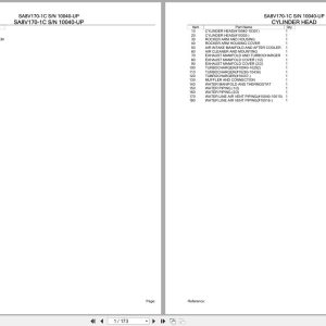 Komatsu Engine SA8V170 1C 10040 UP Parts Catalog (1)