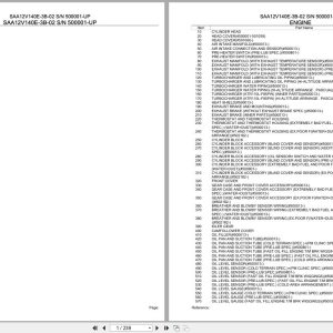 Komatsu Engine SAA12V140E 3B 02 500001 UP Parts Catalog (1)