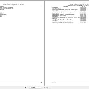Komatsu Engine SAA12V140E 3B 502254 UP For HD785 7 Parts Catalog (1)