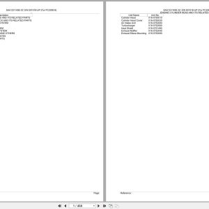 Komatsu Engine SAA12V140E 3C 501918 UP Parts Catalog (1)