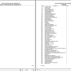 Komatsu Engine SAA12V140Z E2 80 37209742 UP Parts Catalog (1)