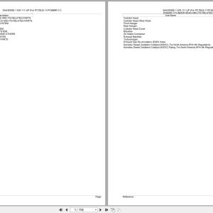 Komatsu Engine SAA3D95E 1 111 UP Parts Catalog (1)