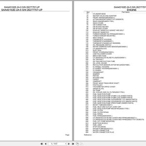 Komatsu Engine SAA4D102E 2A 5 26277757 UP Parts Catalog (1)
