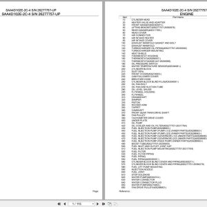 Komatsu Engine SAA4D102E 2C 4 26277757 UP Parts Catalog (1)