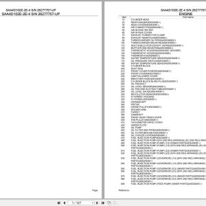 Komatsu Engine SAA4D102E 2E 4 26277757 UP Parts Catalog (1)