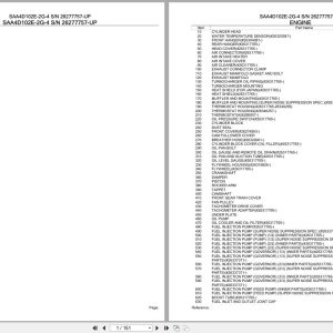 Komatsu Engine SAA4D102E 2G 4 26277757 UP Parts Catalog (1)