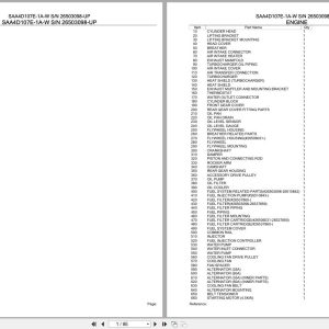 Komatsu Engine SAA4D107E 1A W 26503098 UP Parts Catalog (1)
