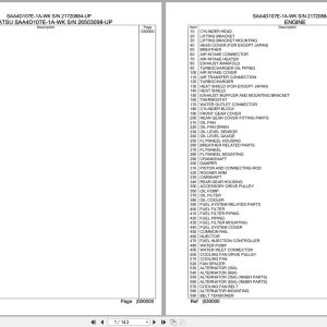 Komatsu Engine SAA4D107E 1A WK 26503098 UP Parts Catalog (1)