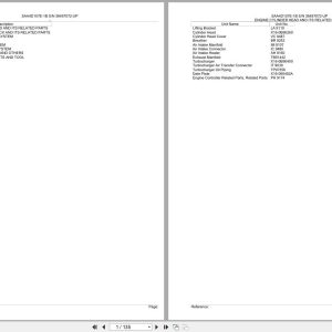 Komatsu Engine SAA4D107E 1B 36497072 UP Parts Catalog (1)