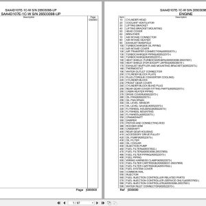 Komatsu Engine SAA4D107E 1C W 26503098 UP Parts Catalog (1)