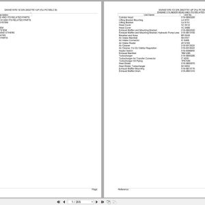 Komatsu Engine SAA4D107E 1D 26527701 UP Parts Catalog (1)