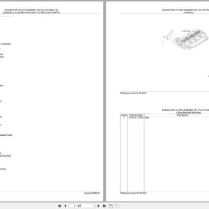 Komatsu Engine SAA4D107E 1D 36399067 UP Parts Catalog (1)