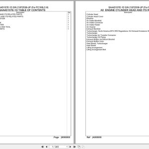 Komatsu Engine SAA4D107E 1D Parts Catalog (1)