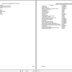 Komatsu Engine SAA4D107E 2C 26606209 UP Parts Catalog (1)