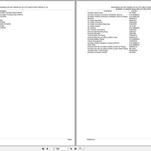 Komatsu Engine SAA4D95LE 6A 700006 UP Parts Catalog (1)