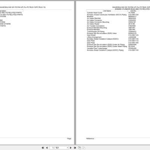 Komatsu Engine SAA4D95LE 6E 703764 UP Parts Catalog (1)