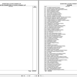 Komatsu Engine SAA6D102E 2 18 21494941 UP Parts Catalog (1)