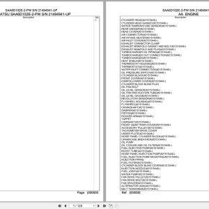 Komatsu Engine SAA6D102E 2 PW 21494941 UP Parts Catalog (1)