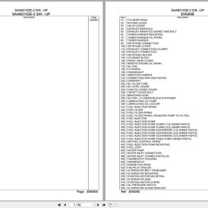 Komatsu Engine SAA6D102E 2 Parts Catalog (1)