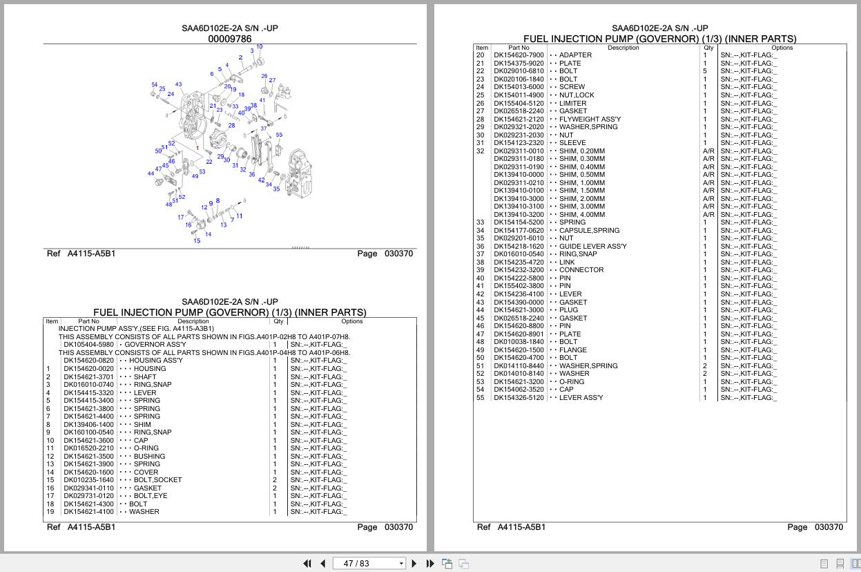 Komatsu Engine SAA6D102E 2A Parts Catalog (2)
