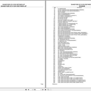 Komatsu Engine SAA6D102E 2C 9 26274903 UP Parts Catalog (1)