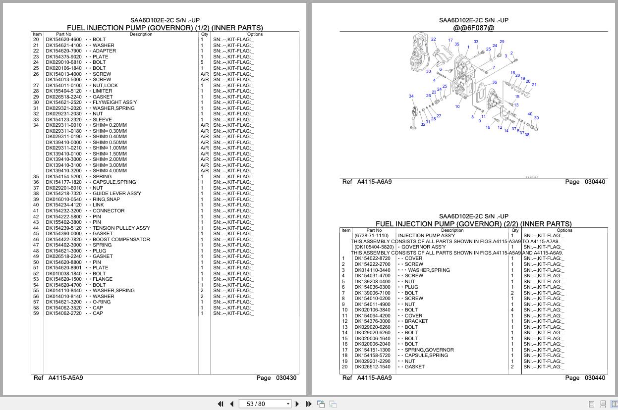 Komatsu Engine SAA6D102E 2C Parts Catalog (2)