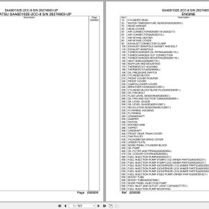 Komatsu Engine SAA6D102E 2CC 8 26274903 UP Parts Catalog (1)
