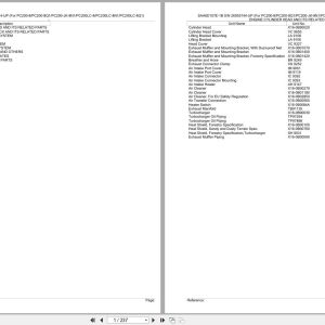 Komatsu Engine SAA6D107E 1B 26555744 UP Parts Catalog (1)