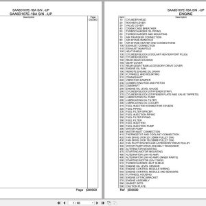 Komatsu Engine SAA6D107E 1BA Parts Catalog (1)