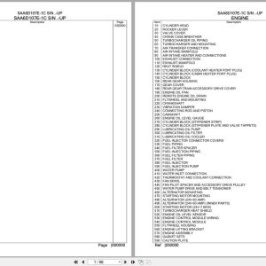 Komatsu Engine SAA6D107E 1C Parts Catalog (1)
