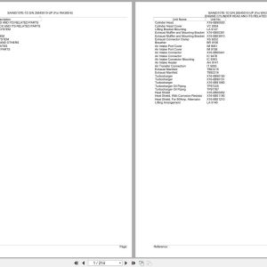Komatsu Engine SAA6D107E 1D 26545510 UP Parts Catalog (1)