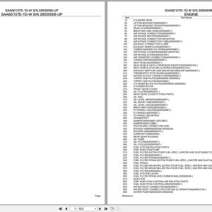Komatsu Engine SAA6D107E 1D W 26500006 UP Parts Catalog (1)