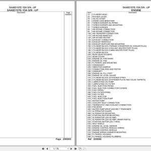 Komatsu Engine SAA6D107E 1DA Parts Catalog (1)