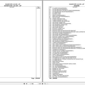 Komatsu Engine SAA6D107E 1JA Parts Catalog (1)