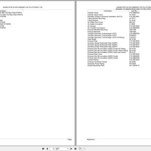 Komatsu Engine SAA6D107E 2A 26600001 UP Parts Catalog (1)