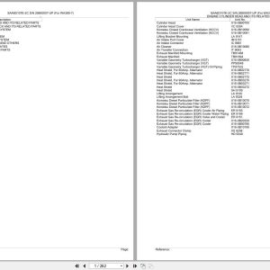 Komatsu Engine SAA6D107E 2C 26600007 UP Parts Catalog (1)