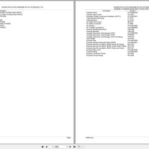 Komatsu Engine SAA6D107E 2H 26603998 UP Parts Catalog (1)