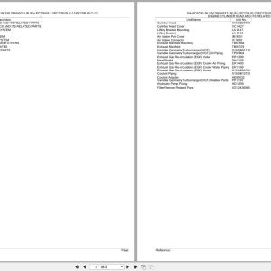 Komatsu Engine SAA6D107E 3K 26664537 UP Parts Catalog (1)