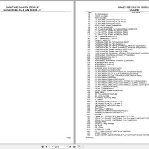 Komatsu Engine SAA6D108E 2A 8 19030 UP Parts Catalog (1)