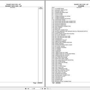 Komatsu Engine SAA6D114E 2 Parts Catalog (1)