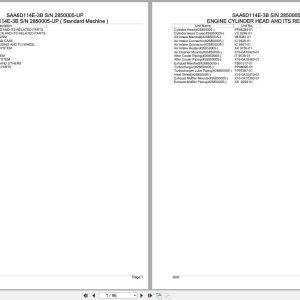 Komatsu Engine SAA6D114E 3B 2850005 UP Parts Catalog (1)