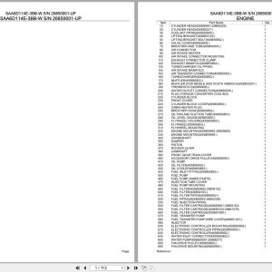 Komatsu Engine SAA6D114E 3BB W 26850001 UP Parts Catalog (1)