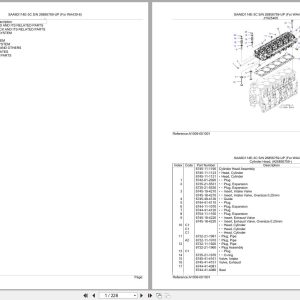 Komatsu Engine SAA6D114E 3C 26856759 UP Parts Catalog (1)
