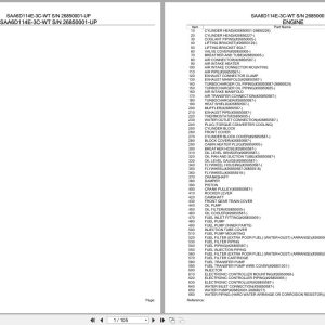 Komatsu Engine SAA6D114E 3C WT 26850001 UP Parts Catalog (1)