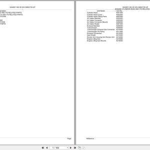 Komatsu Engine SAA6D114E 3D 26852735 UP Parts Catalog (1)