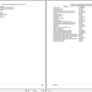 Komatsu Engine SAA6D114E 5A 26900005 UP Parts Catalog (1)