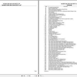 Komatsu Engine SAA6D125E 2B 8 60721 UP Parts Catalog (1)
