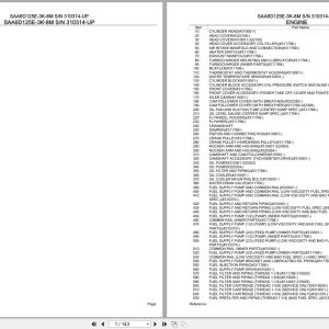 Komatsu Engine SAA6D125E 3K 8M 310314 UP Parts Catalog (1)